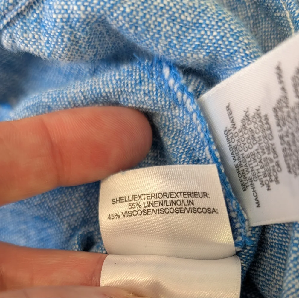 Anne Klein Linen Blend Dress - Picture 5 of 7